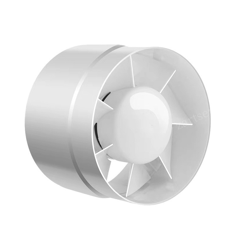 Home Bathroom Vent - 4/6 インチインラインダクトファン空気換気扇金属パイプ換気排気ファンミニ換気扇浴室トイレ