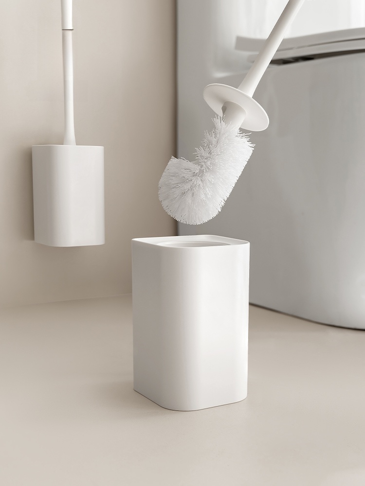 Home Needs Bathroom Cleaning - コーナートイレブラシ 壁掛け式 浴室掃除ツール ベースセット 家庭用 死角なし