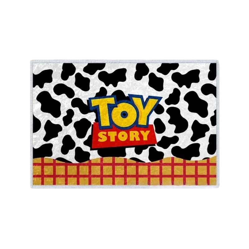 Home Bathroom Accessories - かわいいトイストーリーキャラクタープリントシェニールドアマット50*80センチふわふわソフト滑り止め吸水性バスルームラグ子供部屋用