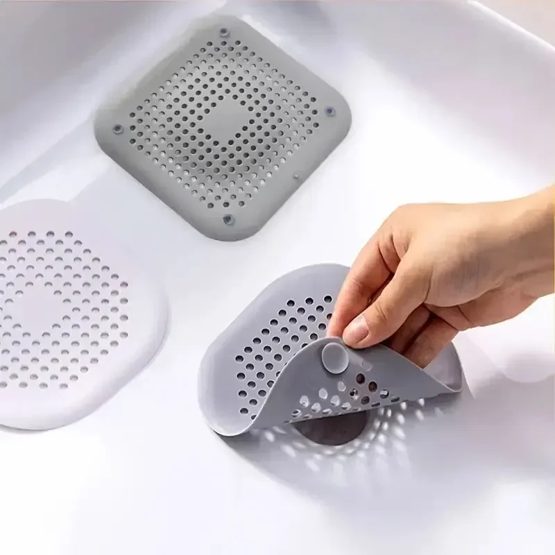 Home Bathroom Sink - プラグストッパーキッチン下水道シリコン浴室床浴槽水フィルターホームアクセサリーシャワー排水口ヘアキャッチャーシンクストレーナー