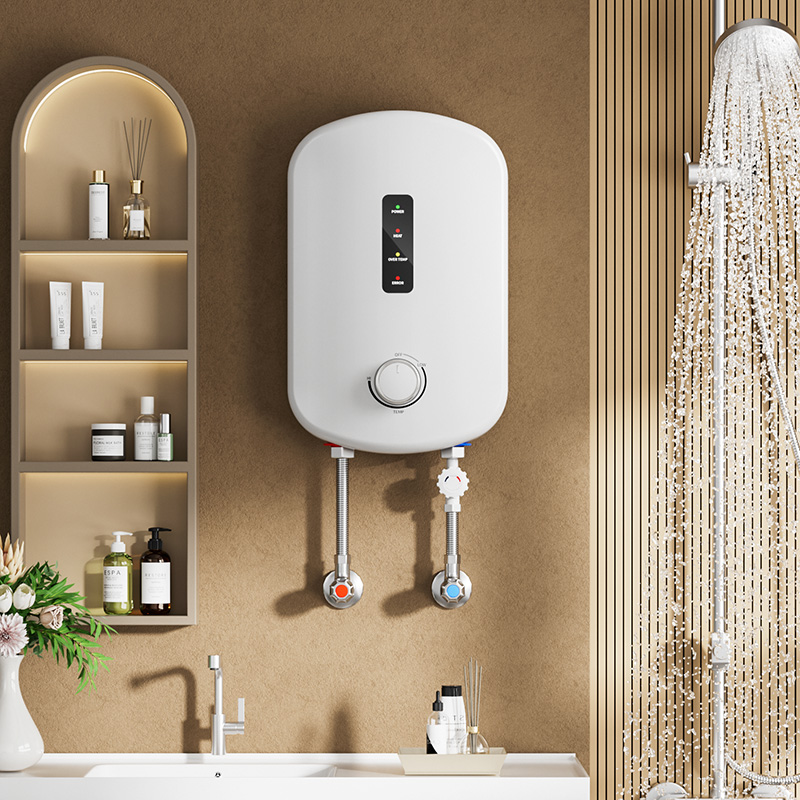 Home Bathroom Geyser - 家庭用220V 3500W/5500W キッチン瞬間湯沸かし器 タンクレス電気温水器 プラスチック製 浴室