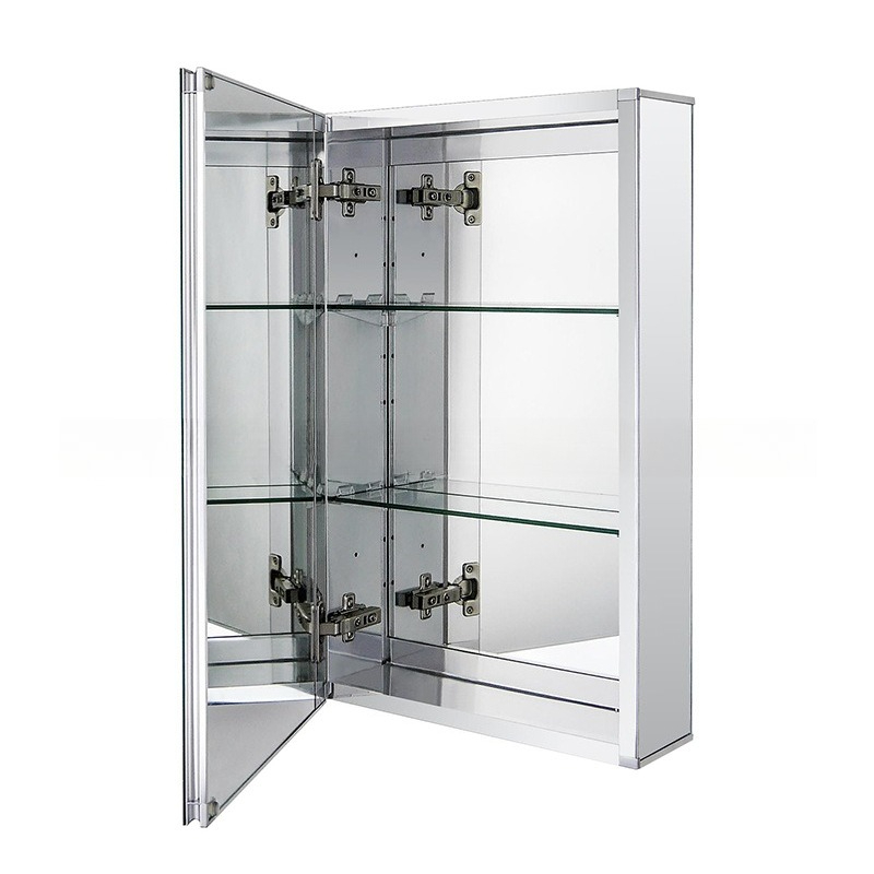 Bathroom Cabinet Mirror - 浴室鏡、収納キャビネット、アルミ合金収納、吊り下げキャビネット、分離型ミラーキャビネット、浴室壁掛けタイプ
