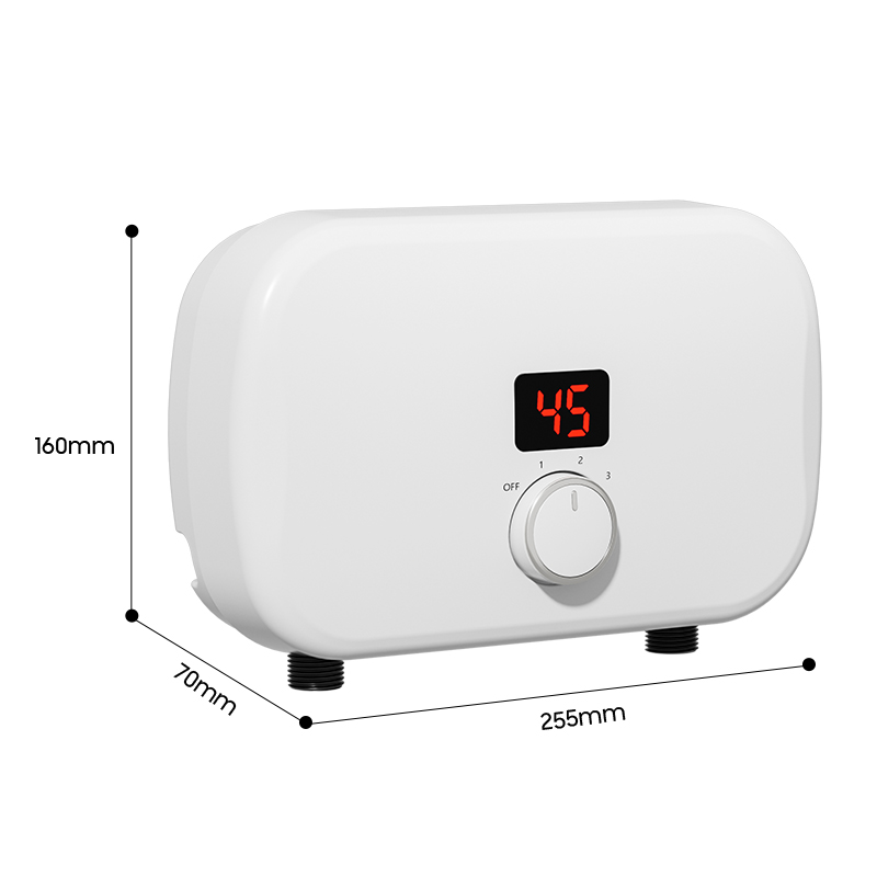 Home Bathroom Geyser - 家庭用ミニ5000W 5500kWタンクレス瞬間湯沸かし器 電気温水器 プラスチック製 家庭用 ホテル用