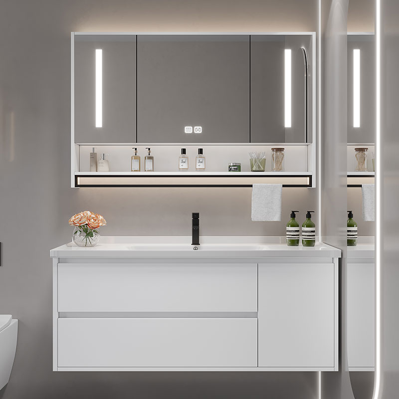 ヴィンテージパーティション洗面化粧台トイレ化粧台白色光洗面化 - Home Bathroom Vanity のレビューと価格