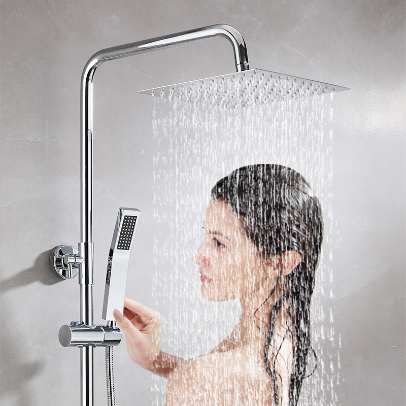 電気メッキステンレス製サーモスタットシャワーセット ワンボタ - Home And Bathroom のレビューと価格