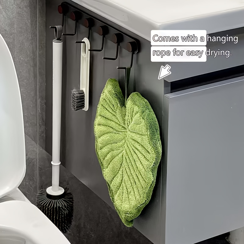 リーフハンドタオル バスルームアクセサリー 吸水性キッチンタ - Home Bathroom Accessories のレビューと価格