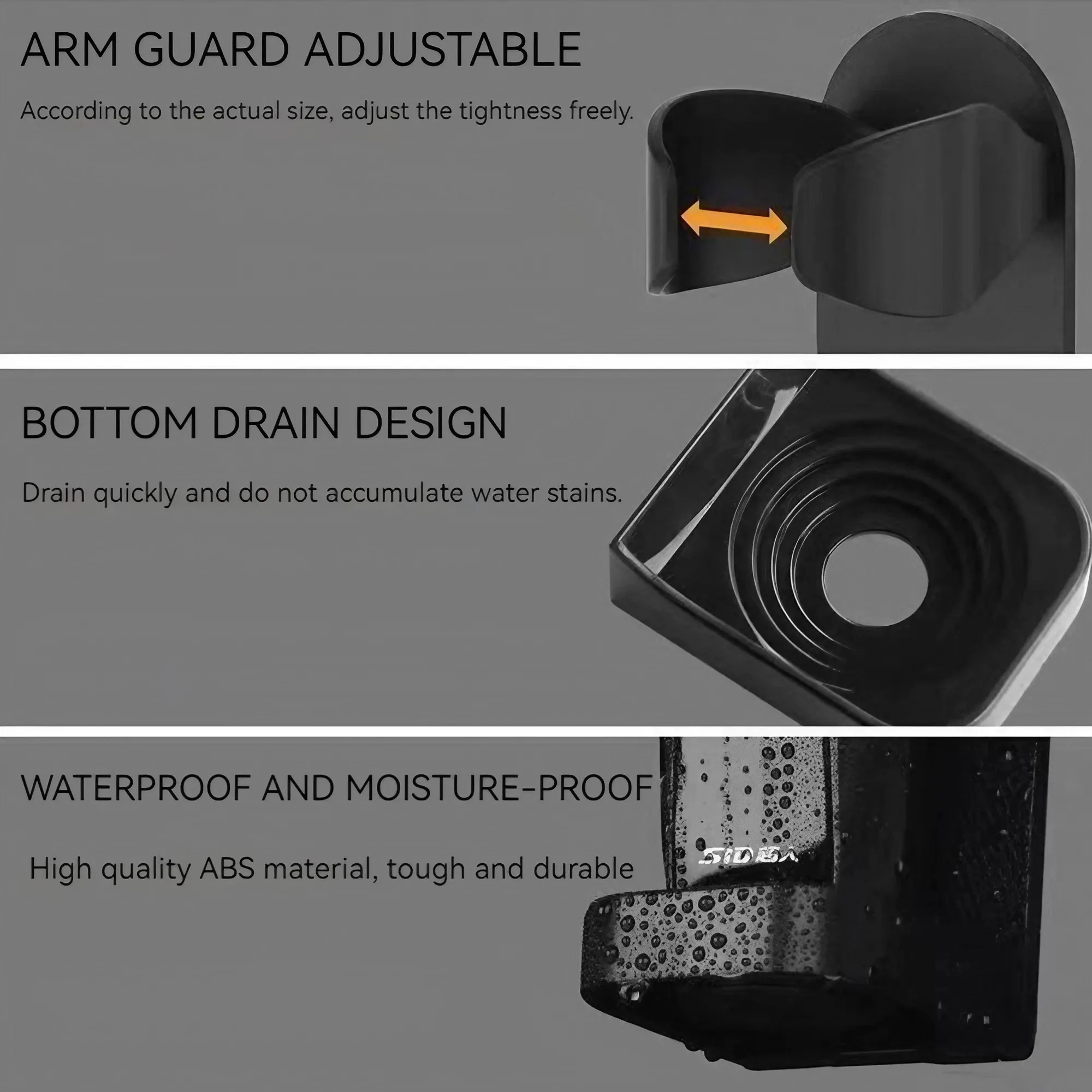 自己粘着式ドリル不要防水歯ブラシホルダー壁掛けバスルームオー - Home Essentials Bathroom Organizer のレビューと価格