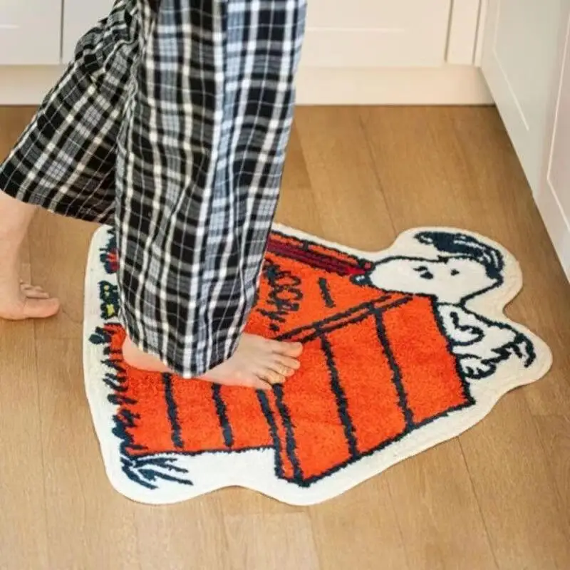 かわいい漫画スヌーピーハウス型の柔らかい滑り止め洗えるフロア - Home Bathroom Supplies のレビューと価格