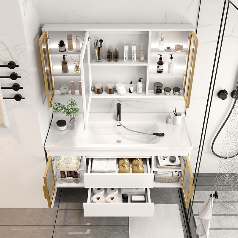 シンクオーガナイザー付きバスルームバニティキャビネットシンプ - Home Bathroom Sink のレビューと価格