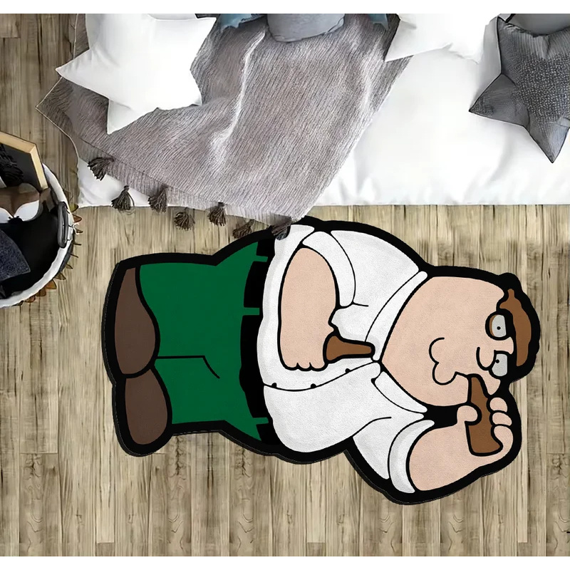 VIKAMA 楽しい漫画のキャラクターデザインカーペット、騒 - Home Bathroom Door Design のレビューと価格