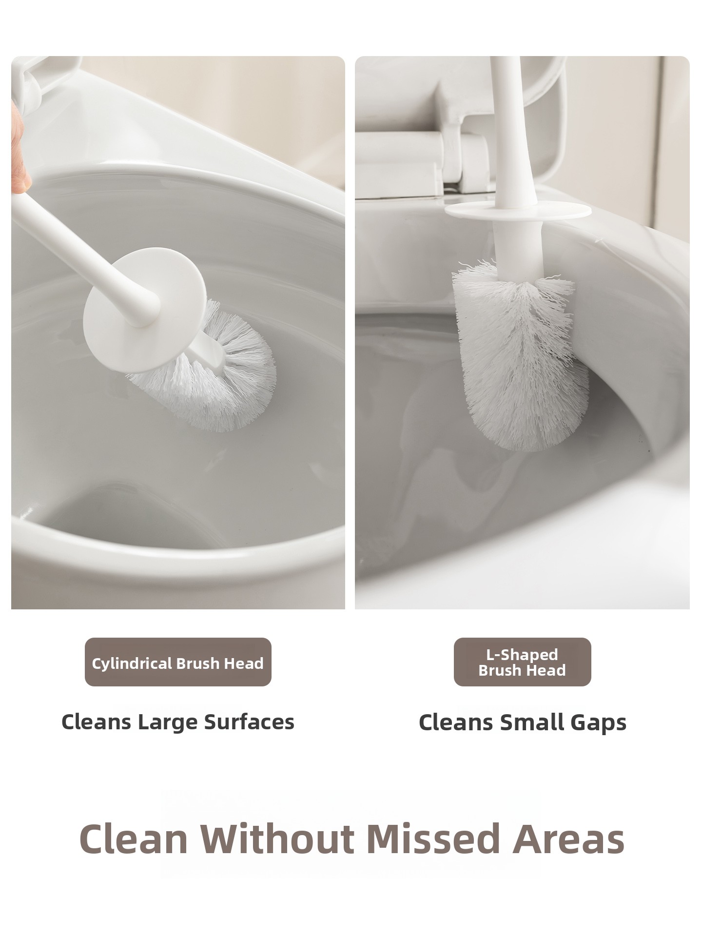 コーナートイレブラシ 壁掛け式 浴室掃除ツール ベースセット - Home Needs Bathroom Cleaning のレビューと価格