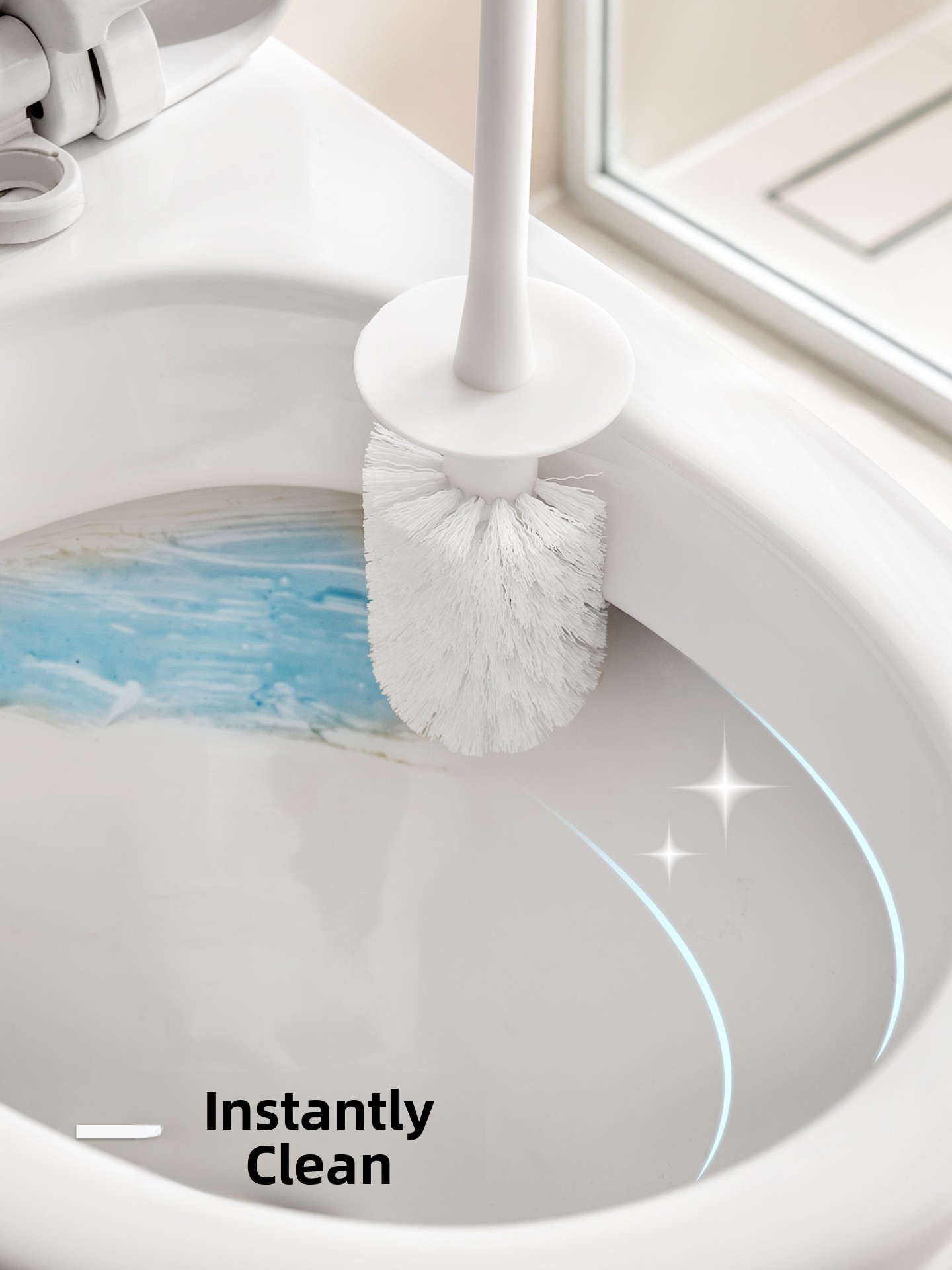 コーナートイレブラシ 壁掛け式 浴室掃除ツール ベースセット - Home Needs Bathroom Cleaning のレビューと価格