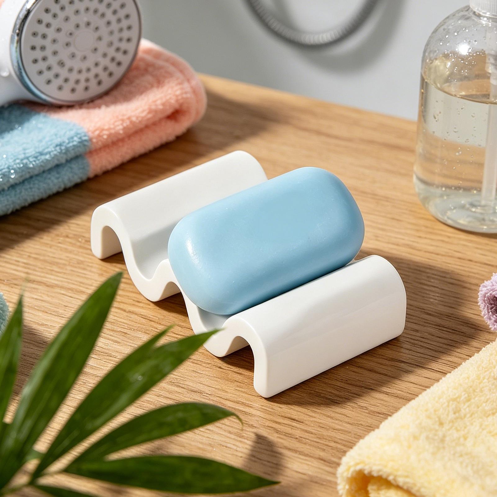 速乾性大理石デザインソープディッシュ波型吸収性ソープパッド多 - Home Bathroom Sink のレビューと価格