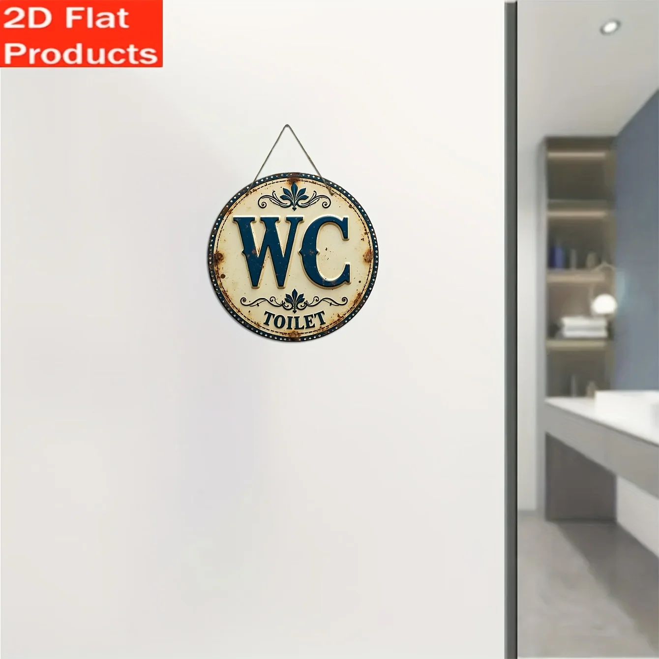 レトロな木製バスルームサイン、家庭、カフェ、レストランに最適 - Home Of The Year Bathroom のレビューと価格