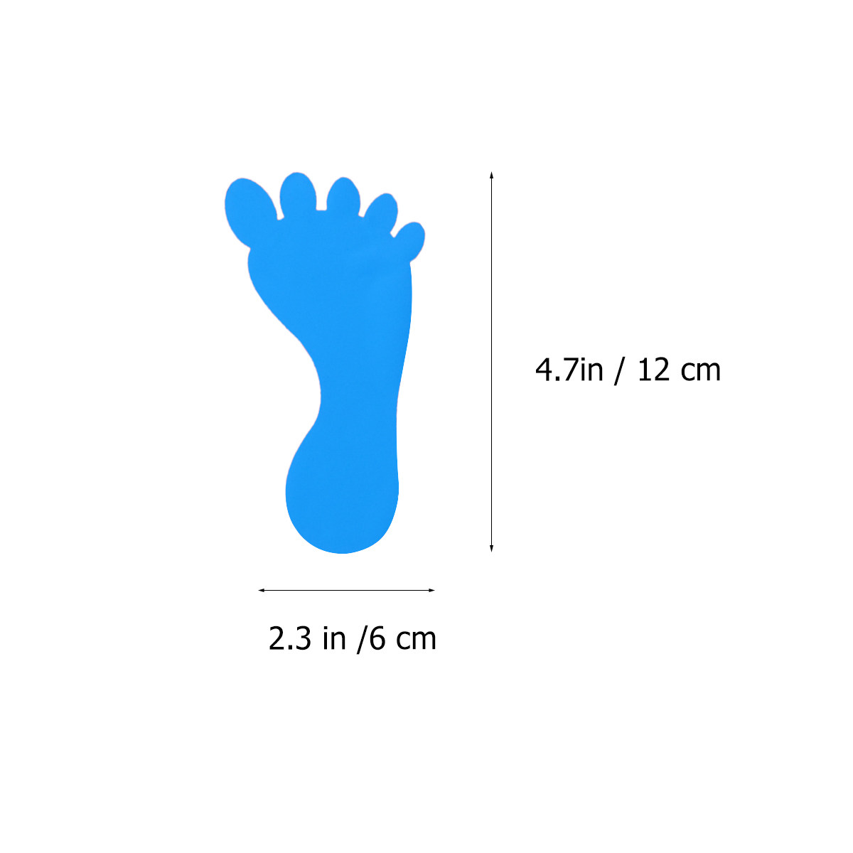20 ペアフットプリントフロアステッカー PVC 素材バスル - Home Bathroom Accessories のレビューと価格