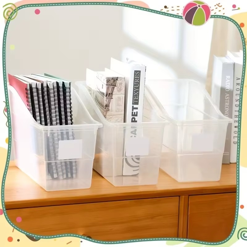 6個パック 透明プラスチック収納ボックス オフィスデスク キ - Home Essentials Bathroom Organizer のレビューと価格