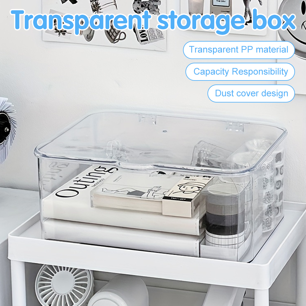 透明アクリル製スマホケースオーガナイザー（蓋付き）- 家庭や - Home Essentials Bathroom Organizer のレビューと価格