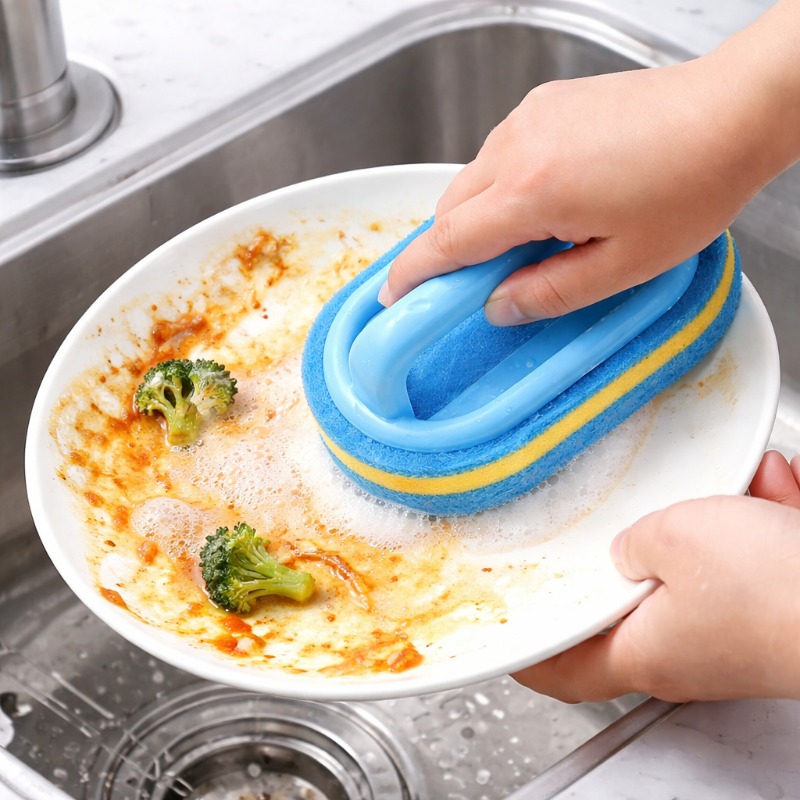 家庭用掃除ブラシ ハンドル付き 食器用洗剤 浴室 キッチン  - Home Bathroom Accessories のレビューと価格