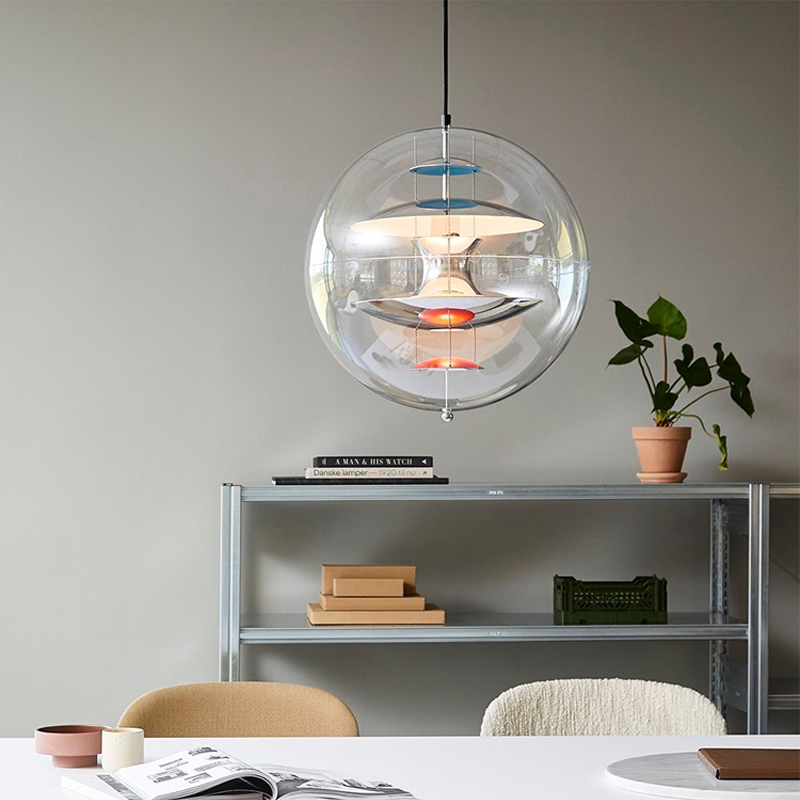 モダンな北欧デンマーク LED ペンダントライトガラスサーク - Home Of The Year Bathroom のレビューと価格