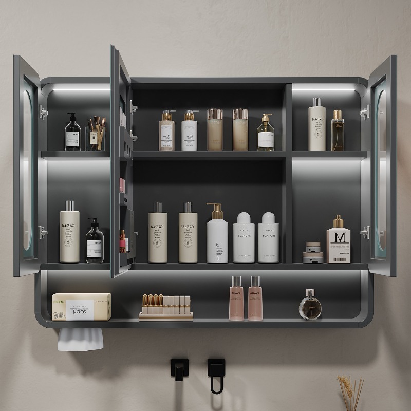 LEDバックライト付き浴室鏡 タッチセンサー 曇り止め調光機 - Bathroom Cabinet Mirror のレビューと価格