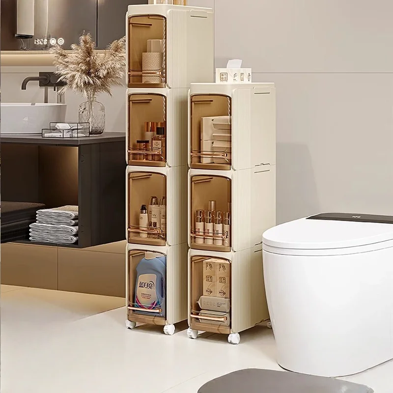 モバイル折りたたみ式バスルーム隙間収納キャビネット - 防水 - Home Essentials Bathroom Cabinet のレビューと価格