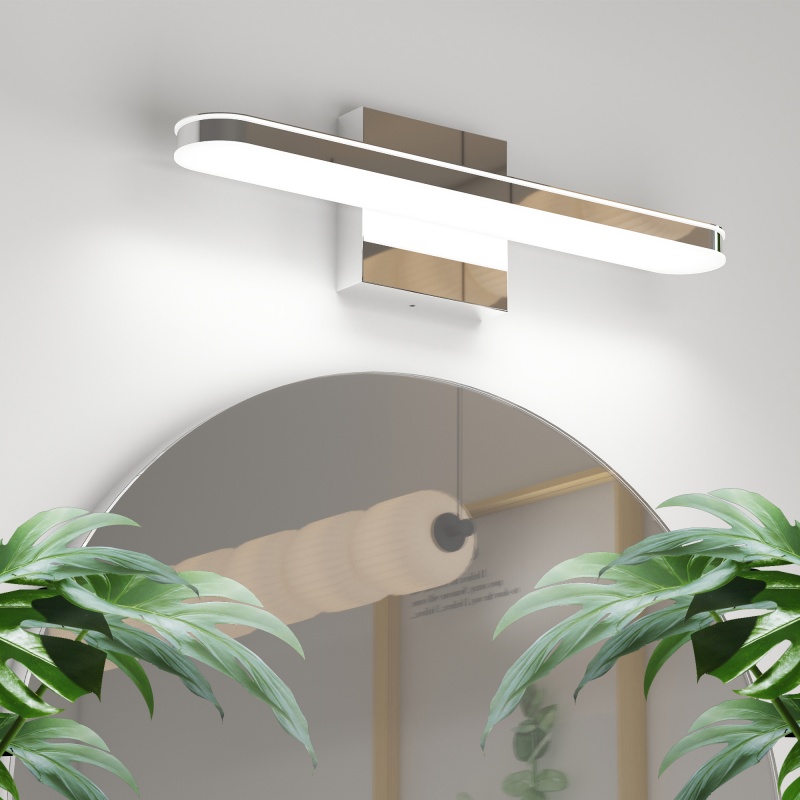 モダンなLEDバニティライト、バスルームミラー用、16インチ - Home Bathroom Vanity のレビューと価格