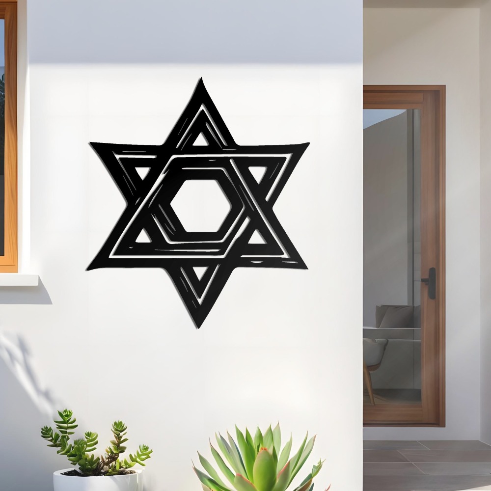 CIFBUY 鉄製ウォールアート ダビデの星 メタル彫刻 壁 - Home & Bathroom Building Products Pte Ltd のレビューと価格