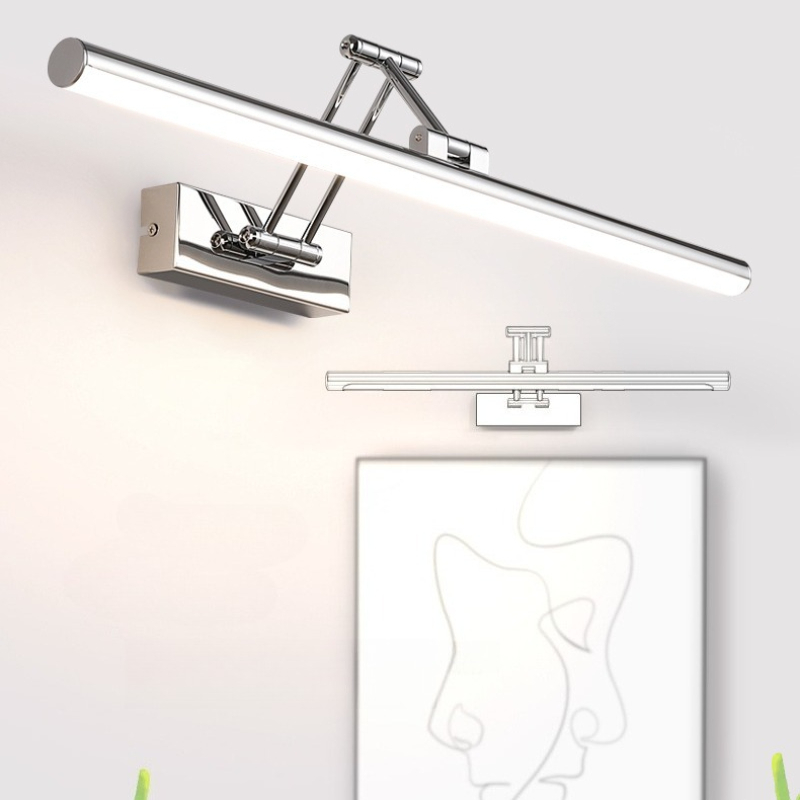 鉄トリコロールミラーフロントランプモダンなミニマリストバニテ - Home Bathroom Vanity のレビューと価格