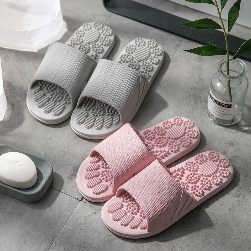 夏用スリッパ 男女兼用 足マッサージ ワンストラップ 滑り止 - Home One Bathroom のレビューと価格