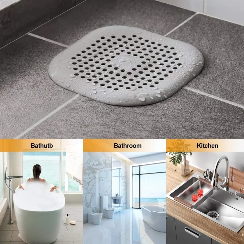 プラグストッパーキッチン下水道シリコン浴室床浴槽水フィルター - Home Bathroom Sink のレビューと価格