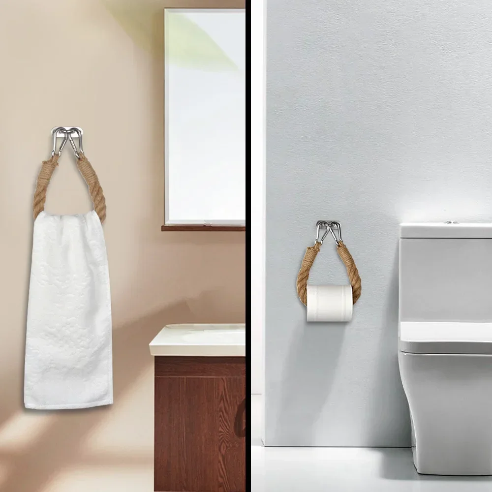 ヴィンテージ壁掛けトイレットペーパーホルダータオルストラップ - Home Essentials Bathroom Organizer のレビューと価格