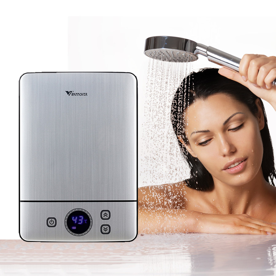 ホームタッチコントロール式タンクレス電気給湯器、インスタント - Home Bathroom Geyser のレビューと価格