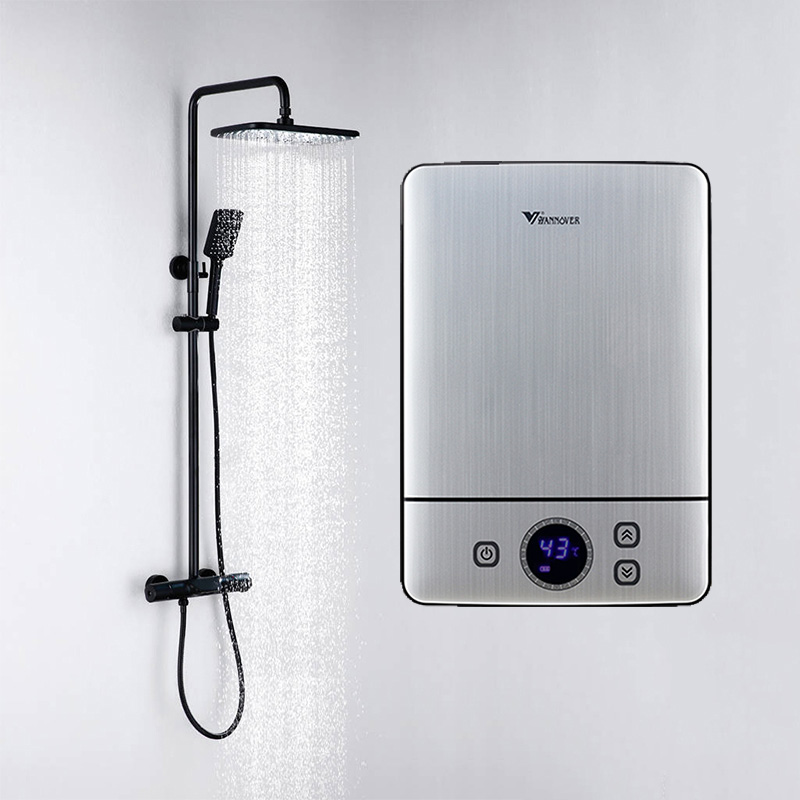 ホームタッチコントロール式タンクレス電気給湯器、インスタント - Home Bathroom Geyser のレビューと価格