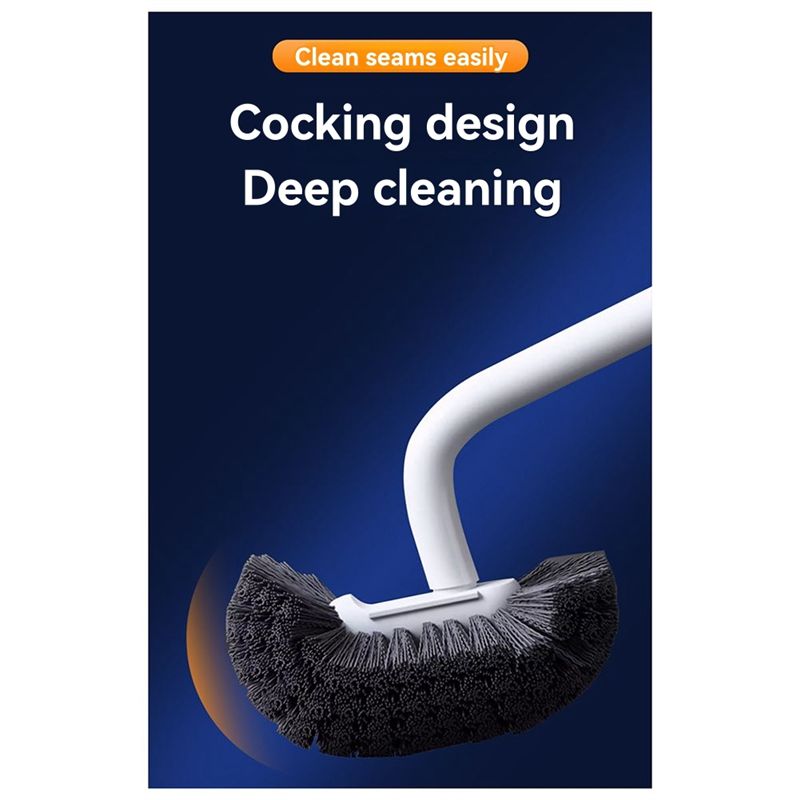 ABLA-ロングハンドルトイレブラシ家庭用、死角なし、穴を開 - Home Needs Bathroom Cleaning のレビューと価格