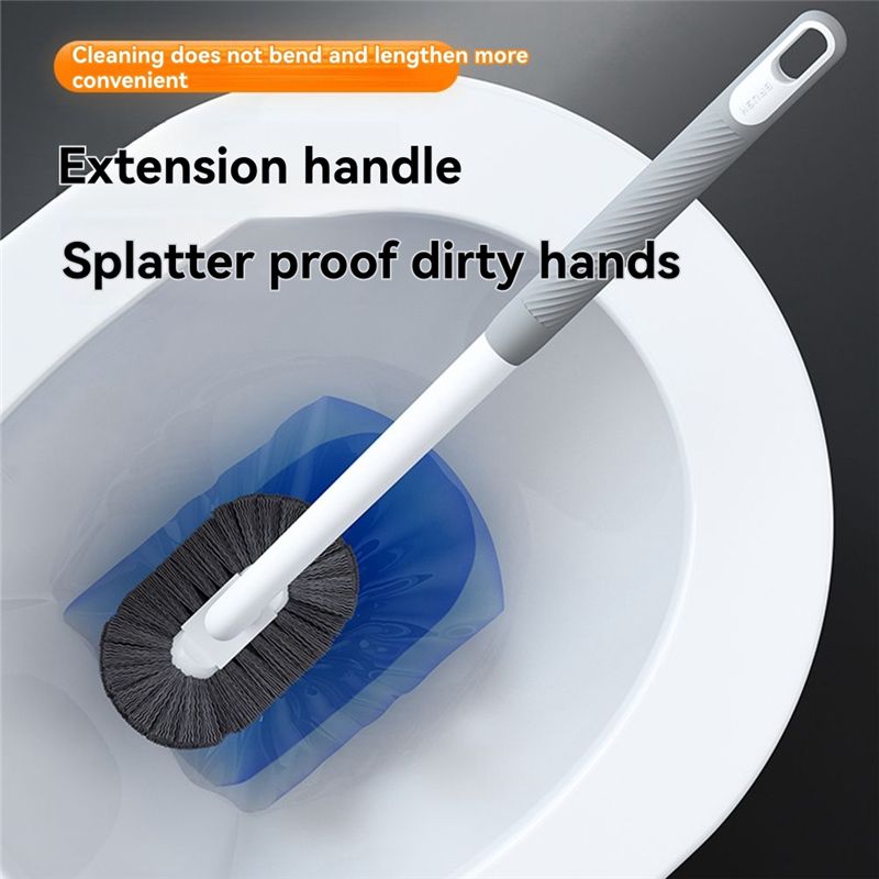 ABLA-ロングハンドルトイレブラシ家庭用、死角なし、穴を開 - Home Needs Bathroom Cleaning のレビューと価格