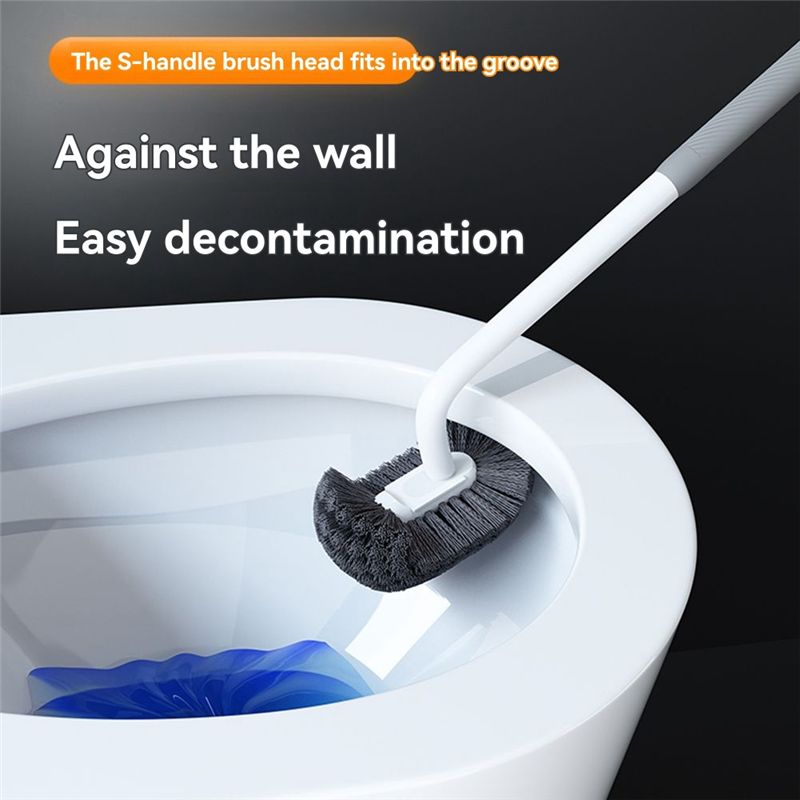 ABLA-ロングハンドルトイレブラシ家庭用、死角なし、穴を開 - Home Needs Bathroom Cleaning のレビューと価格
