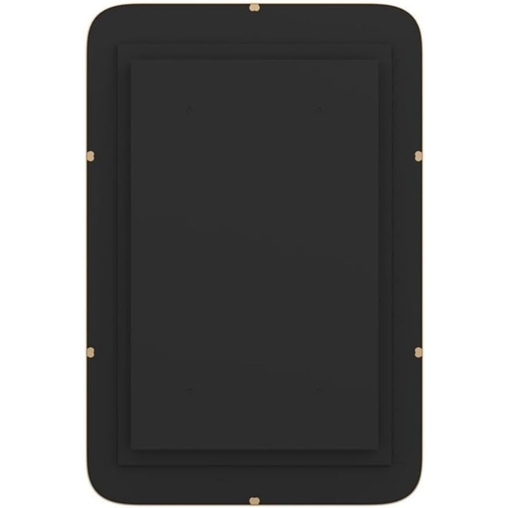 16x24インチの埋め込み式薬棚、ゴールドフレーム、防錆・省 - Bathroom Cabinet Mirror のレビューと価格