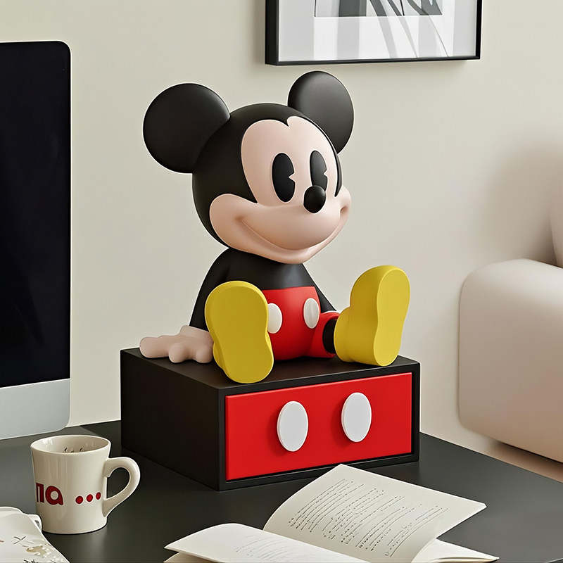 かわいいマウス型収納ボックス、デスクトップオーガナイザー、テ - Home Bathroom Vanity のレビューと価格