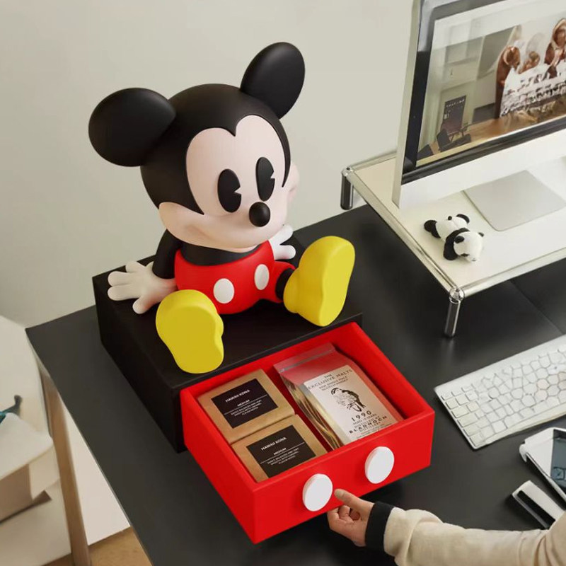 かわいいマウス型収納ボックス、デスクトップオーガナイザー、テ - Home Bathroom Vanity のレビューと価格
