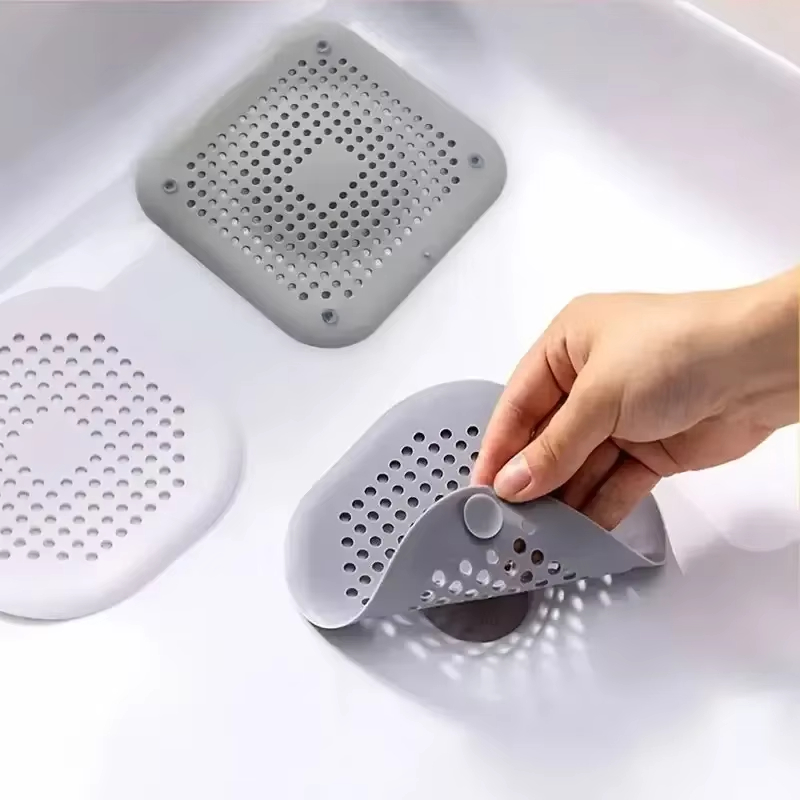 プラグストッパーキッチン下水道シリコーン浴室床浴槽水フィルタ - Home Bathroom Sink のレビューと価格