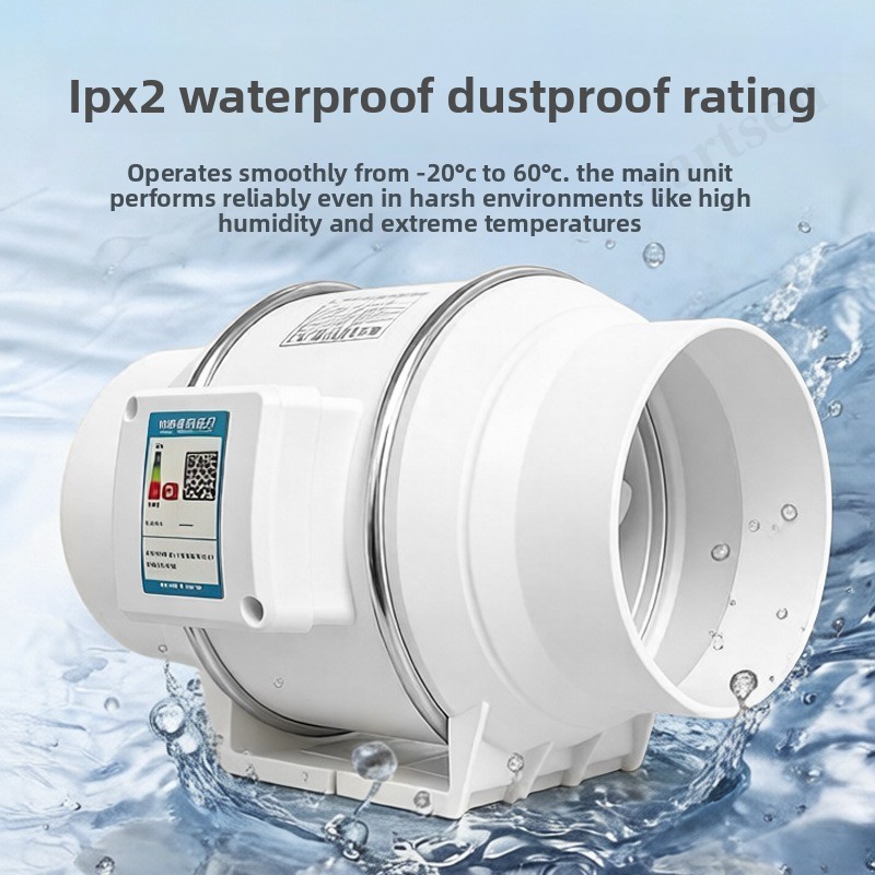 排気ファン家庭用サイレントインラインパイプダクトファン浴室2 - Home Bathroom Vent のレビューと価格