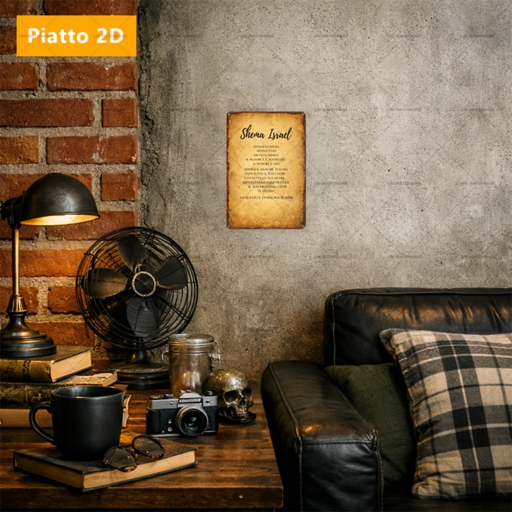 CIFBUY ヘブライ語聖書アルミ製ウォールアート 8x8イ - Home & Bathroom Building Products Pte Ltd のレビューと価格